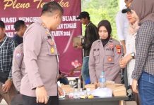 Polres Mura Bersama TNI Amankan Rapat Pleno Perhitungan Suara Pilkada