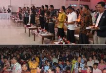 Ribuan Umat Kristiani Hadiri Ibadah Perayaan Natal Oikumene Murung Raya 2024