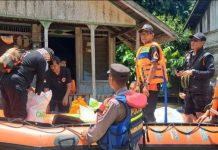 BPBD Mura dan Polsek Salurkan Bantuan untuk Korban Banjir