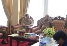 Pemkab Mura Rapat Pengendalian Inflasi Secara Virtual Bersama Kemendagri