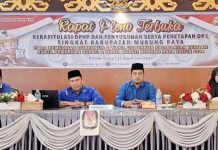 KPU Kabupaten Murung Raya Tetapkan DPS 85.072