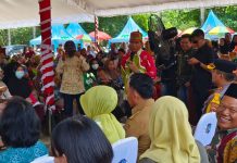 Hermon Sambut Kedatangan Gubernur Kalteng di Puruk Cahu