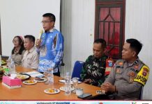 Pj Bupati Mura Monitoring Desk Pilkada 2024 di Kecamatan Sungai Babuat