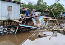 Tongkang Tabrak Lanting Warga di DAS Mentaya, KP 2005 Turun Cek Lokasi