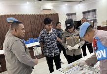 13 Anggota Satresnarkoba Polres Barito Utara Dites Urine, Ini Hasilnya
