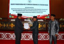 DPRD Murung Raya Tetapkan Program Pembentukan Perda 2025