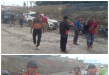 Masyarakat Adat Desa Panaen Portal Pit Tambang PT HPU Kontraktor PT BDA