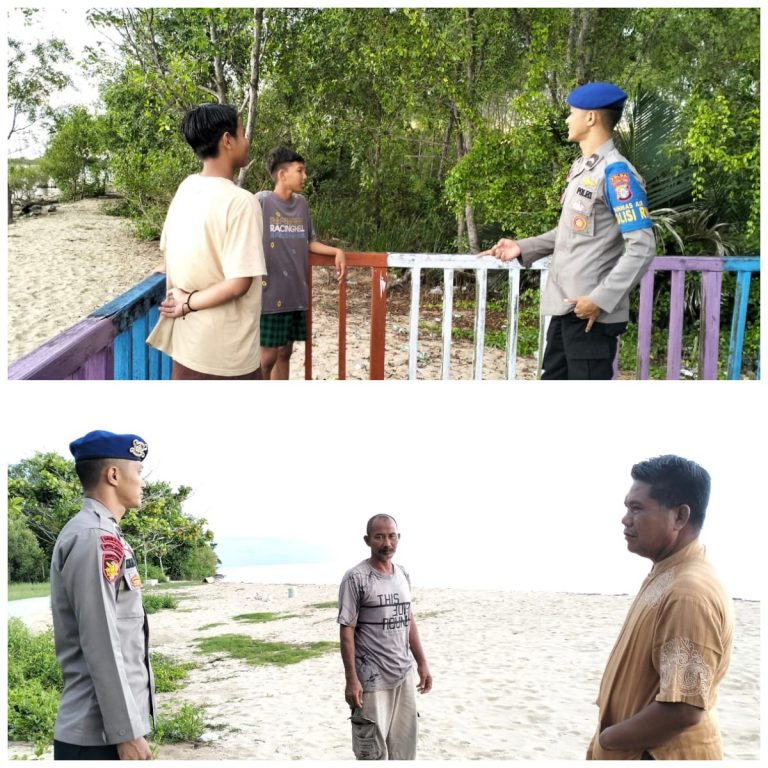 Pengunjung Padat, Ditpolairud Jaga Keamanan Pantai We Love Jelai