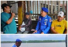 Ciptakan Situasi Kamtibmas Kondusif dan Aman, Ditpolairud Sambang Desa Binaan