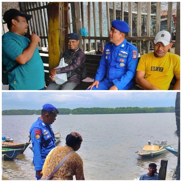 Ciptakan Situasi Kamtibmas Kondusif dan Aman, Ditpolairud Sambang Desa Binaan