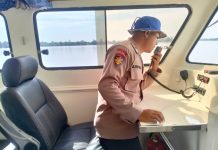 Radio VHF Channel 16 Jadi Andalan Personel KP XVIII-2006 Ditpolairud, Sampaikan Imbauan Keselamatan