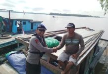 Ditpolairud Imbau Warga Seruyan Selalu Waspada Saat Berada di Sungai