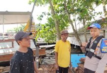 Polisi RW Berikan Imbauan Kamtibmas kepada Masyarakat DAS Kumai