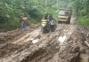 Jalan Penghubung Desa di Kecamatan Teweh Timur Rusak Lagi