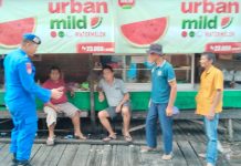 Personel Ditpolairud Turun Lapangan Berikan Imbauan Kamtibmas kepada Masyarakat Bahaur