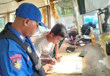 Kapal Polisi XVIII-2006 Ditpolairud, Periksa Legalitas Kapal Melintasi DAS Mentaya