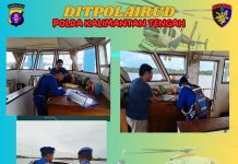 KP 2005 Masifkan Kegiatan Patroli di DAS Mentaya, Pastikan Nihil Pelanggaran Pelayaran Nihil