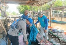 Ditpolairud Polda Kalteng KRYD Patroli dan Imbauan Melawan Destructive Fishing