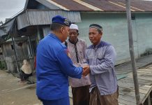 Antisipasi Gangguan Kamtibmas, Personel Ditpolairud Sambang Masyarakat DAS Katingan