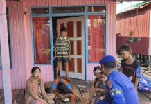 Giliran Masyarakat Pegatan Hulu DAS Katingan Disambangi Polisi RW Dirpolairud