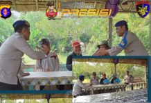 Ditpolairud Sambangi Warga Binaan Desa Kampung Keramat DAS Katingan