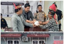 Aliansi Masyarakat Peduli Demokrasi Gelar Aksi di Bawaslu Barito Utara, Serahkan Piring Putih dan Minta Semua Urusan Terkait Pilkada Cepat Diselesaikan