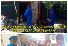 Sambut Ramadhan, Ditpolairud Bagikan Sembako kepada Warga Desa Bereng