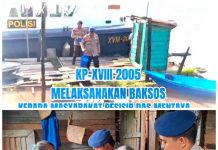KP XVIII-2005 Ditpolairud Polda Kalteng Berikan Bansos kepada Warga Kurang Mampu di DAS Mentaya