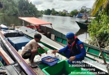 Ditpolairud Polda Kalteng KRYD Binluh Cegah Destructive Fishing di DAS Kapuas
