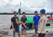 Ditpolairud Polda Kalteng Edukasi Bahaya Destructive Fishing kepada Masyarakat Pesisir di Bantaran DAS Kumai