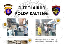 Personil Ditpolairud Ajak Masyarakat Sukamara Perangi Narkoba