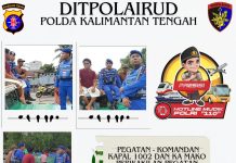 Sambang Warga Secara Humanis, Personel Ditpolairud Sampaikan Pesan Kamtibmas