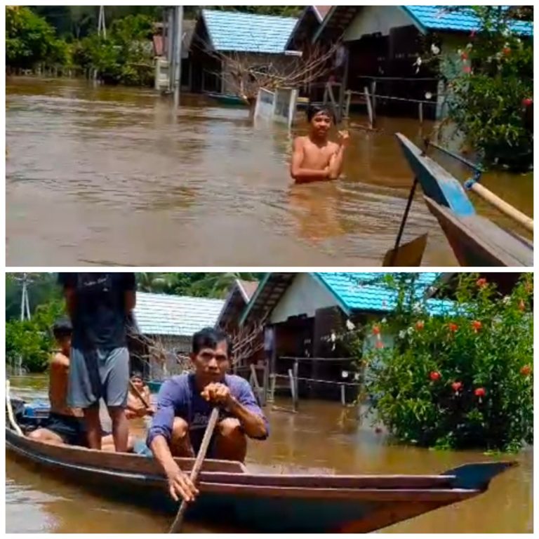Semua Rumah di Desa Rubei Terendam Banjir