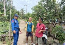 Personel Ditpolairud Turun Lapangan Ciptakan Kamtibmas Bagi Warga Pesisir