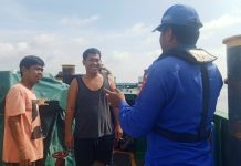 Personel Ditpolairud Polda Kalteng Ingatkan Awak Kapal Soal Bahaya Narkoba