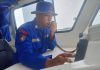 Personel Ditpolairud Polda Kalteng Pakai Bantuan Radio VHF Channel 16 Jaga Keselamatan Pelayaran