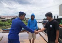 Polisi RW Ditpolairud Polda Kalteng Pastikan Kamtibmas Wilayah Pesisir Kondusif