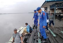 Personel Ditpolairud Polda Kalteng Patroli Rutin di DAS Kahayan Bahaur