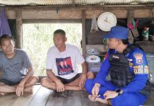 Pastikan Kamtibmas DAS Barito Kondusif, Personel Ditpolairud Patroli Rutin