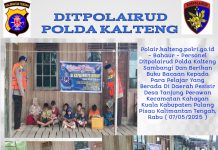 Gemar Membaca, Anak-anak Pesisir Antusias Datangi Kapal XVIII-1017 Ditpolairud