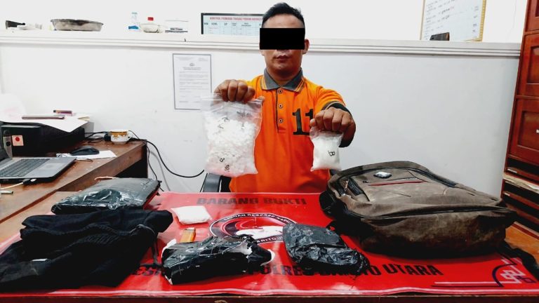 Sabu 200.01 Gram dan 825 Butir Pil Karisoprodol Gagal Edar di Muara Teweh, Tersangka Asal Mura Diringkus