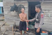 Sambang Humanis, Personel KP XVIII-2001 Sampaikan Pesan Kamtibmas kepada Warga Pesisir DAS Barito