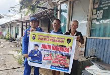 Pilih Hidup Sehat, Ditpolairud Polda Kalteng Ajak Warga Jauhi Narkoba