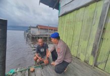Ditpolairud Polda Kalteng Sambangi Warga, Demi Kamtibmas DAS Katingan Kondusif
