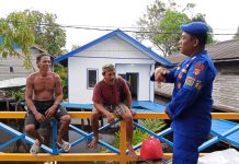 Polisi RW Ditpolairud Imbau Warga Palangkau Lama Jaga Kamtibmas