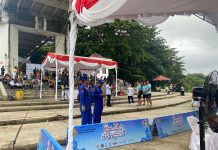 Ditpolairud Polda Kalteng Berperan Jaga Keamanan Lomba Besei Kambe FBIM Kalteng 2025