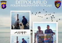 Ciptakan Lingkungan Bebas Sampah, Ditpolairud : Jangan buang sampah ke sungai