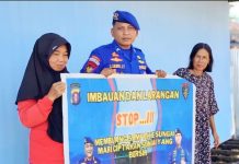 Ditpolairud Imbau Masyarakat Berhenti Membuang Sampah ke Sungai