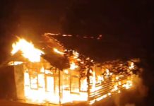 GBI Malawaken, Barito Utara Hangus Dilalap Api, Diduga akibat Listrik Korslet