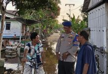 Jaga Stabilitas Kamtibmas Perairan, Ditpolairud Patroli Dialogis Di Bantaran Sungai Barito